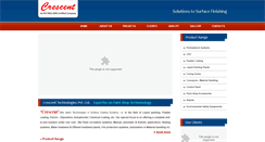 Desktop Screenshot of crescenttechno.com