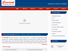 Tablet Screenshot of crescenttechno.com